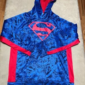 Superman  youth hoodie size xxl like new